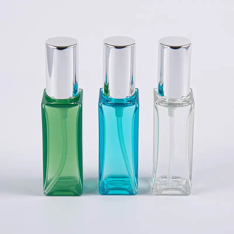 Traveling Use Facial Moisturizers 30ml PETG Square Lotion Bottle 
