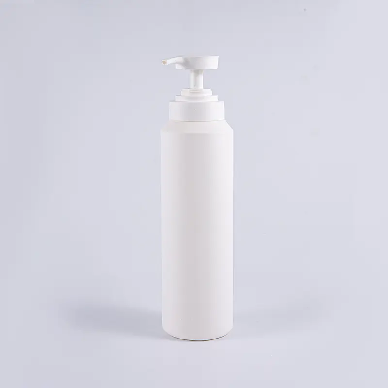 Albus et Nigrus Mollis Touchus Circa Magnae Size 1000ml PE Purgatio Pump Bottle