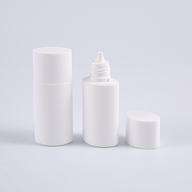 Oval figura alba 15ml PE Sunscreen Bottle 