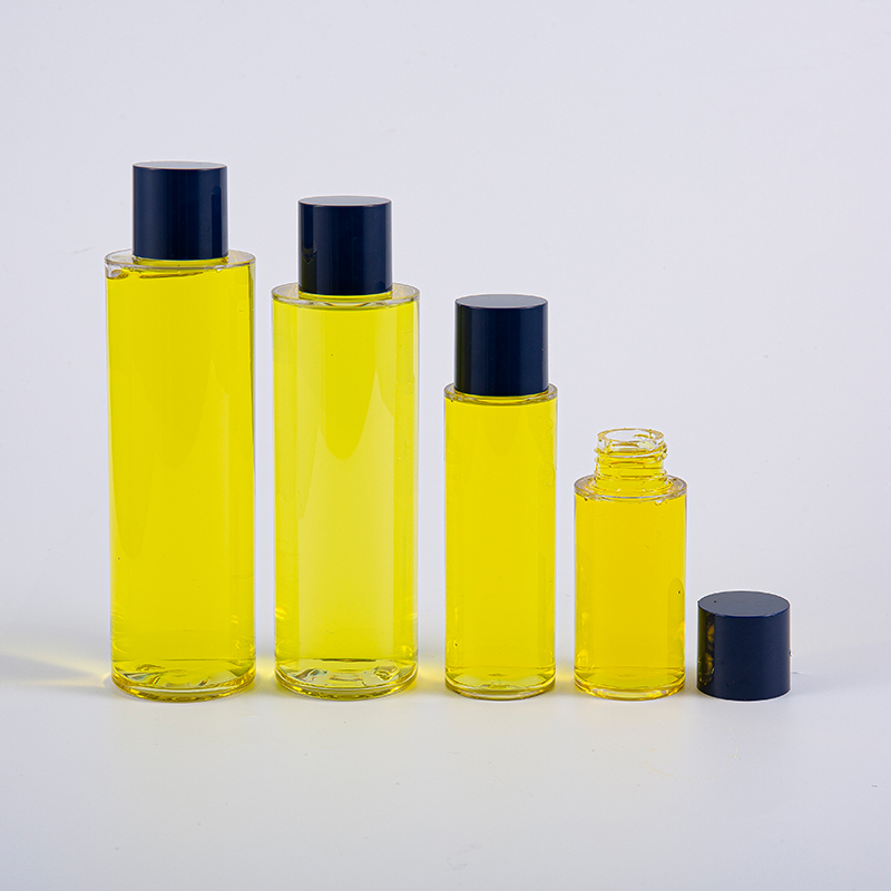 50ml 100ml 120ml 130ml 170ml 200ml PETG Round Lotion Bottle Cum Round Screw Cap and Small Inserts
