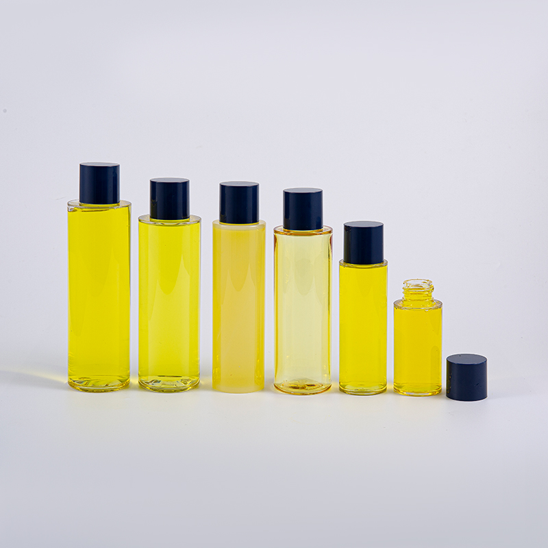 50ml 100ml 120ml 130ml 170ml 200ml PETG Round Lotion Bottle Cum Round Screw Cap and Small Inserts